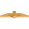 Ekena Millwork Eugene Rough Sawn Timber Gable Bracket, Western Red Cedar, 48"W x 12"H x 4"D x 6"F, 6/12 Pitch GBW048X12X0406EUG00RWR - alternate 3